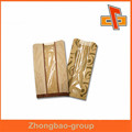 kraft paper material bag reusable food pouch with side gusset